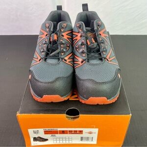 Merrell Grey & Orange Fullbench Composite Toe Work Shoe size 8